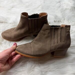 Express Brown Ankle Booties